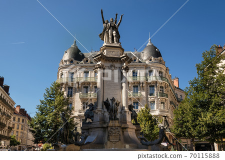 Fountain of Three Orders Grenoble Historic Monument 70115888