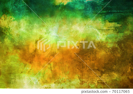 Green and yellow paint background 70117065