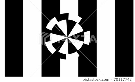 Black and white stripes. Computer generated abstract background, 3D render Black and white stripes. Computer generated abstract background, 3D render 70117742