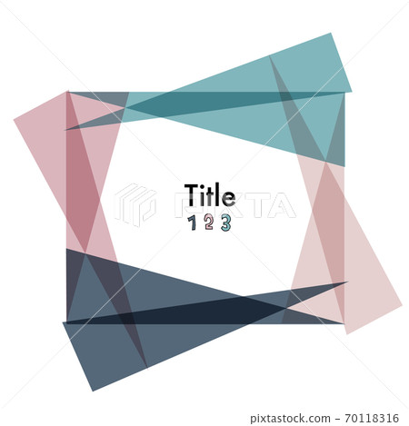 多彩的標題處理設計素材 70118316