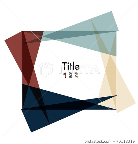 多彩的標題處理設計素材 多彩的標題處理設計素材 70118319