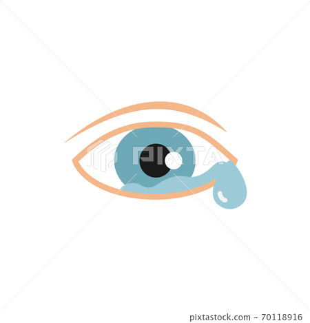 Tears icon. Simple element from allergy collection. Creative Tears icon for web design, templates, infographics and more 70118916