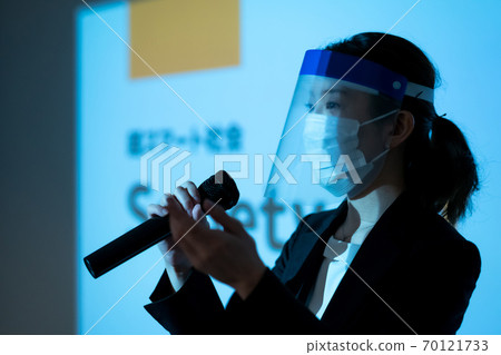 lecture, female, lady 70121733