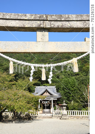 Misaki Shrine Haiden and Torii 70126158