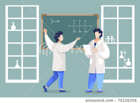 Mad Scientists or Chemists Working on Experiment 70126356