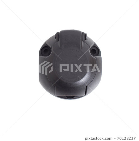 socket for towed, towbar car on a white background, isolate 70128237