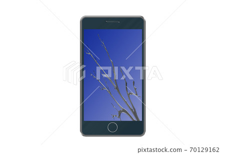 Smartphone screen crack image Smartphone screen crack image 70129162