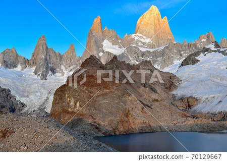 菲茨羅伊，山頂，日出 70129667