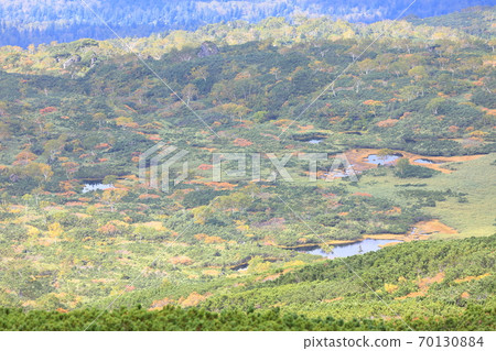 Scenery from Mt. Asahidake in the Daisetsu Mountains, Hokkaido 70130884