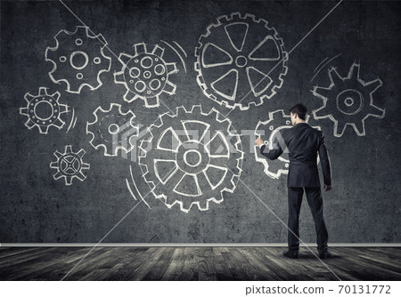 Business working mechanism Business working mechanism 70131772