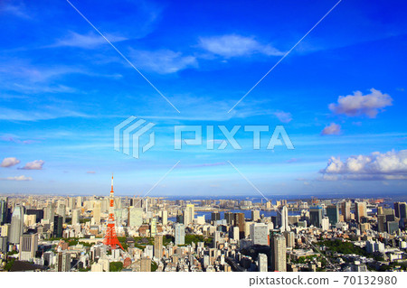 Tokyo, Tokyo cityscape and Tokyo Tower landscape Tokyo, Tokyo cityscape and Tokyo Tower landscape 70132980