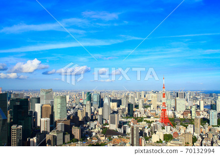 東京,東京城市景觀和東京鐵塔景觀 東京,東京城市景觀和東京鐵塔景觀 70132994