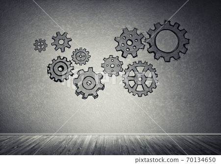 Gear mechanism as teamwork concept Gear mechanism as teamwork concept 70134650
