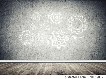 Gear mechanism as teamwork concept Gear mechanism as teamwork concept 70135017
