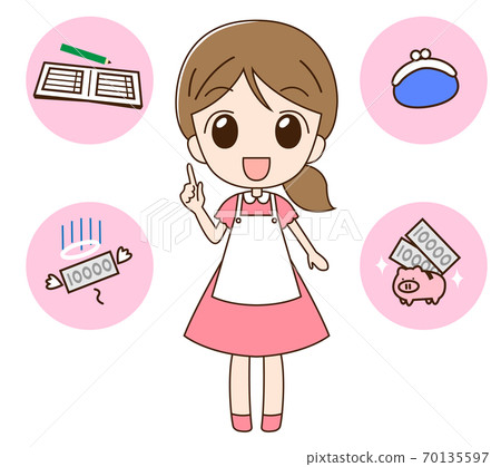 Money and housewife Money and housewife 70135597