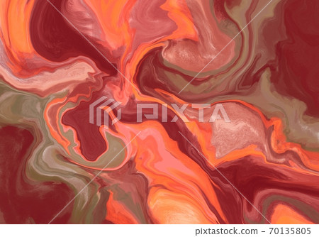 Super duper gorgeous abstract painting. Liquid paint technique background. Marble effect painting. Background for wallpapers, posters, cards, invitations, websites. Mixed red, pink, brown. Super duper gorgeous abstract painting. Liquid paint technique background. Marble effect painting. Background for wallpapers, posters, cards, invitations, websites. Mixed red, pink, brown. 70135805