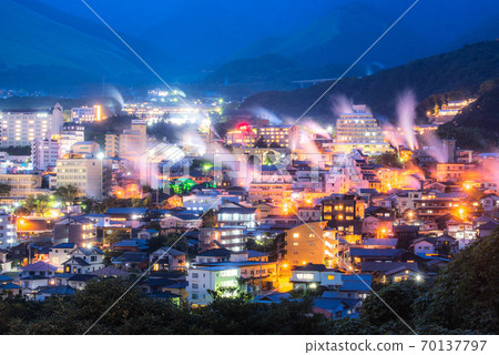 別府溫泉風光 70137797