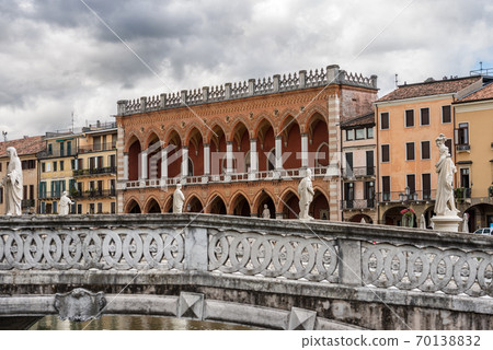 Loggia Amulea - Ancient Palace in Neo-Gothic style in Padua Italy 70138832