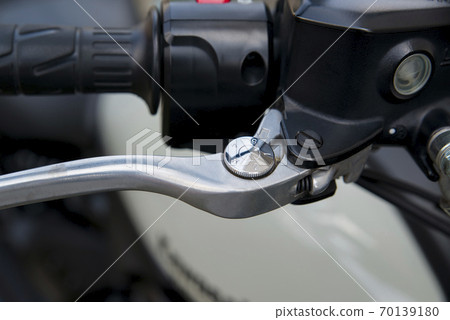 Bike adjustable clutch / brake lever close-up Bike adjustable clutch / brake lever close-up 70139180
