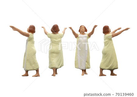 Sleepwalker Isolated on white background with clipping path Sleepwalker Isolated on white background with clipping path 70139460