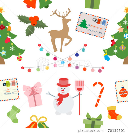 Vector pattern Merry Christmas New Year Holiday Vector pattern Merry Christmas New Year Holiday 70139501