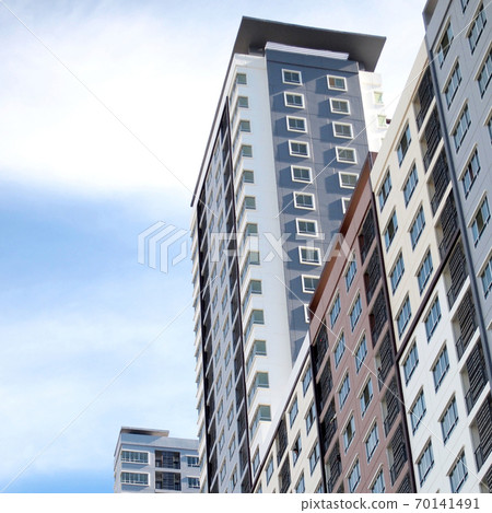 Perspective and underside angle view to textured background Perspective and underside angle view to textured background 70141491