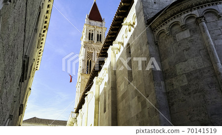 The Cathedral of St. Lawrence in historic city of Trogir, Dalmatia, Croatia 70141519