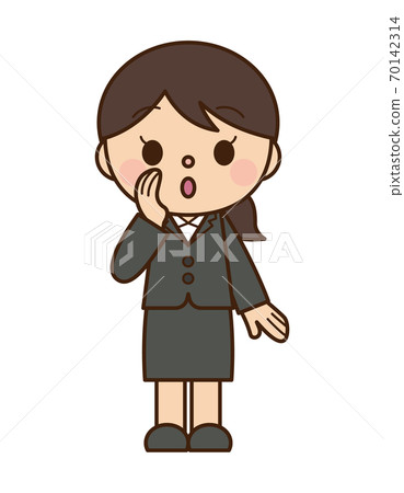 耳塞套裝女人 70142314