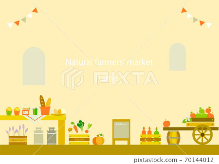 歐式自然市場背景圖 70144012