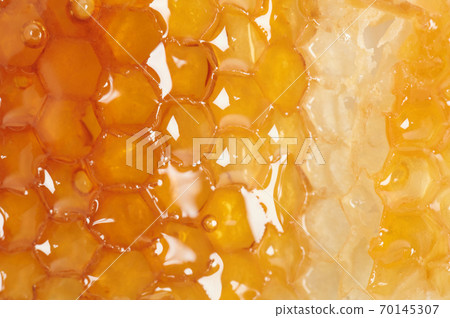Texture of yellow honey Texture of yellow honey 70145307