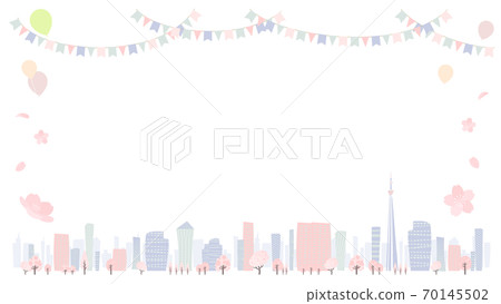 矢量 城市風光 城市景觀 70145502