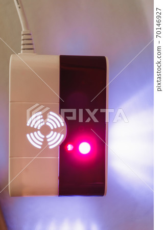 natural gas leak detector alarm in action natural gas leak detector alarm in action 70146927