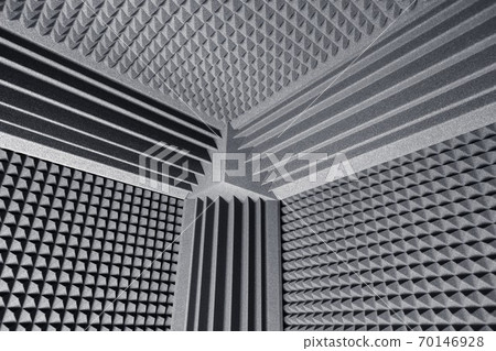 acoustic foam absorber and bass traps for sound dampering background acoustic foam absorber and bass traps for sound dampering background 70146928