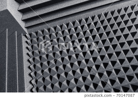 acoustic foam absorber and bass traps for sound dampering background acoustic foam absorber and bass traps for sound dampering background 70147087