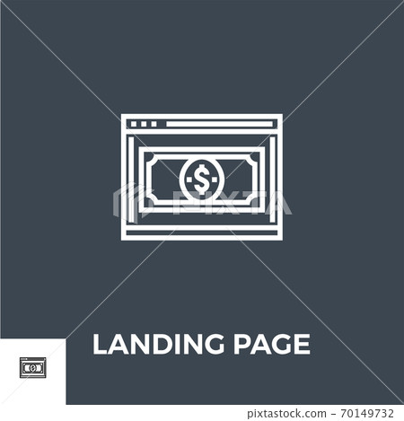 Landing Page Line Icon Landing Page Line Icon 70149732