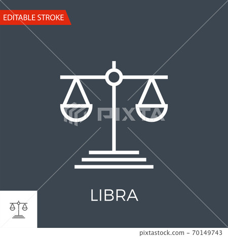Libra Vector Icon 70149743