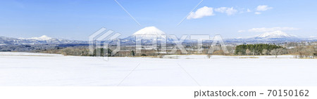 Niseko mountain range, Mt. Yotei, Mt. Shiribetsu, Toyako Town 70150162