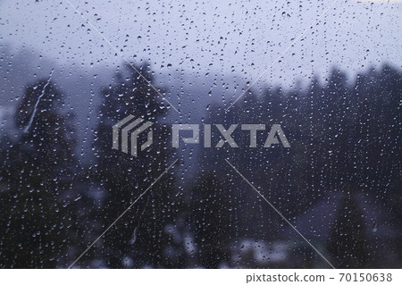 Rainy car window 70150638
