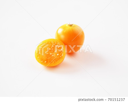 Edible physalis on a white background 70151237