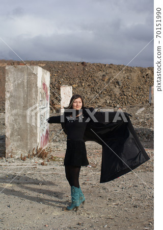 Asian goth woman Asian goth woman 70151990