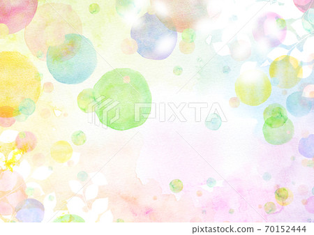 Watercolor texture rainbow color soap bubble Watercolor texture rainbow color soap bubble 70152444
