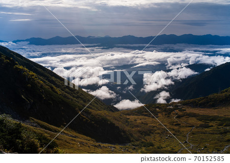 Kisokoma-dake Senjojiki Cirque Sea of Clouds Kisokoma-dake Senjojiki Cirque Sea of Clouds 70152585