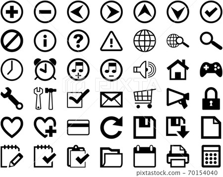 Web icon set Web icon set 70154040