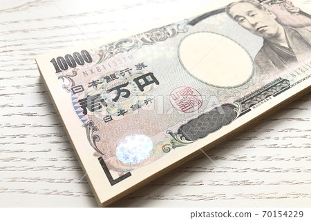 貨幣貨幣10，000日元紙幣10，000日元紙幣別針紙幣一捆捆附帶事業儲蓄好處8 70154229