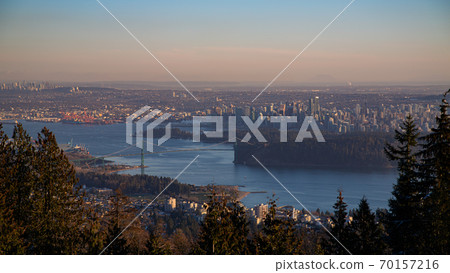 溫哥華市中心視圖 溫哥華市中心視圖 70157216