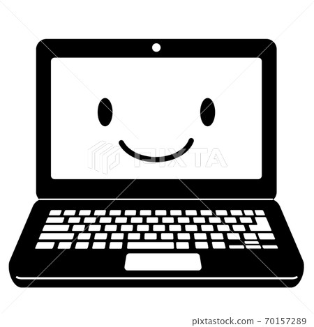 Laughing laptop screen 70157289
