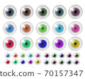 Colorful eyeball set 70157347
