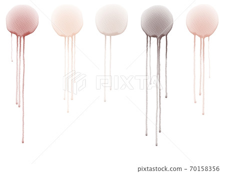 Abstract watercolor on a white background brownish 70158356