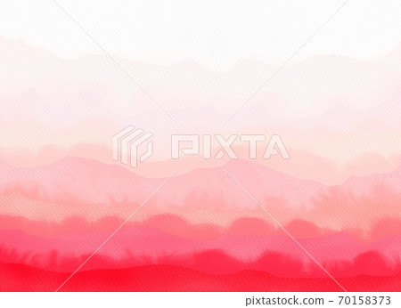 Watercolor painting with abstract gradient background Red Watercolor painting with abstract gradient background Red 70158373