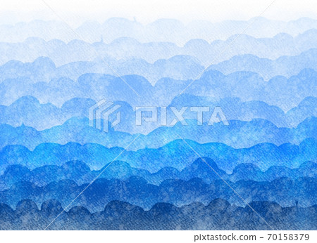 Watercolor background with abstract gradient background blue Watercolor background with abstract gradient background blue 70158379